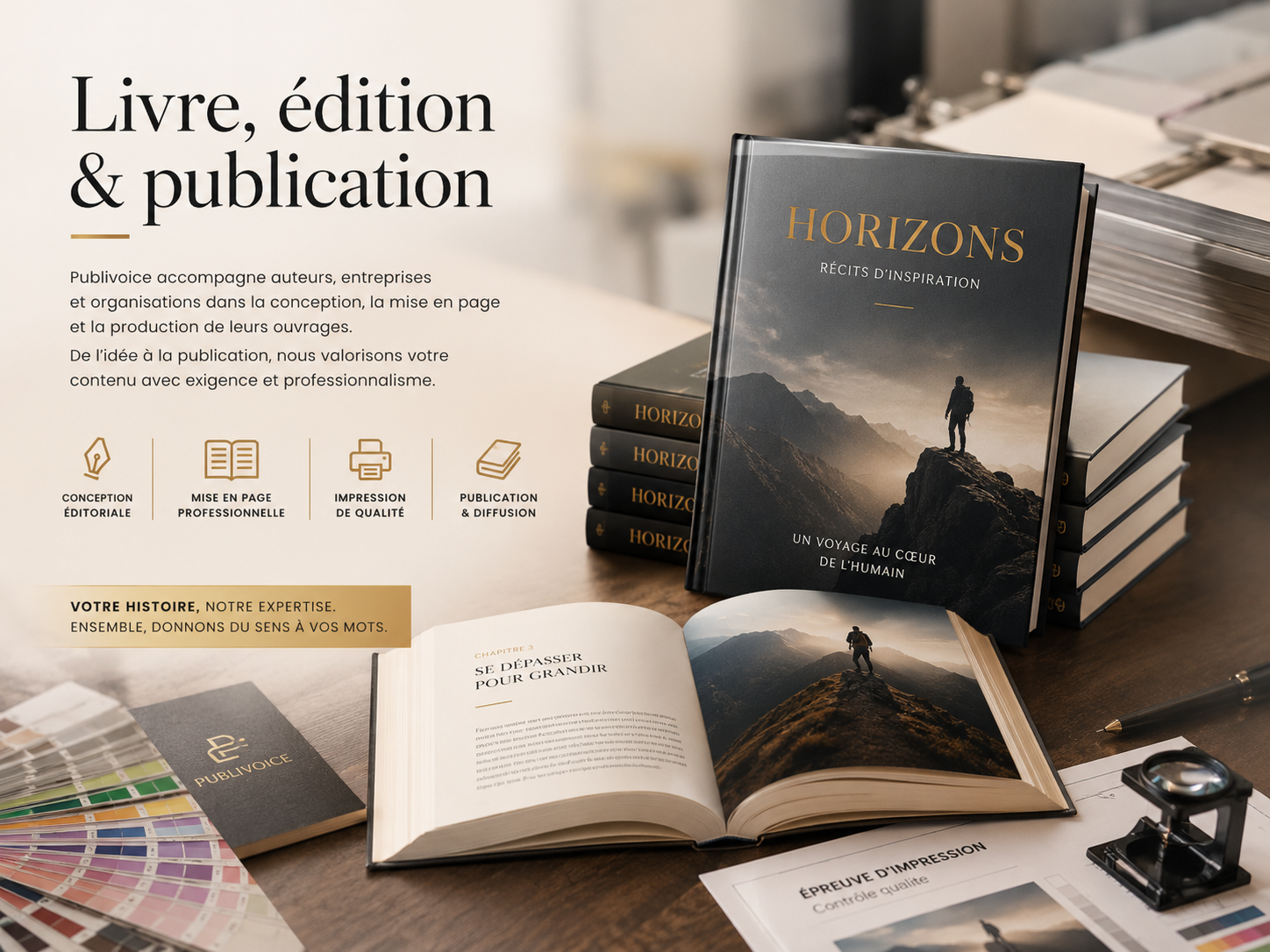 Edition de livre Publivoice