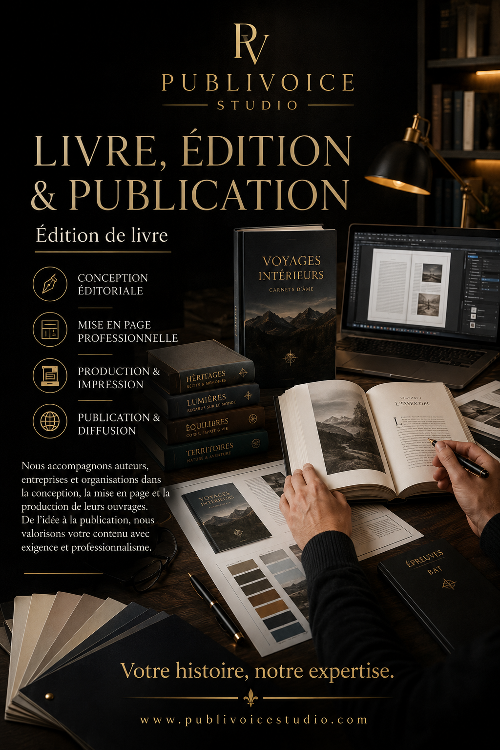 Edition de livre Publivoice