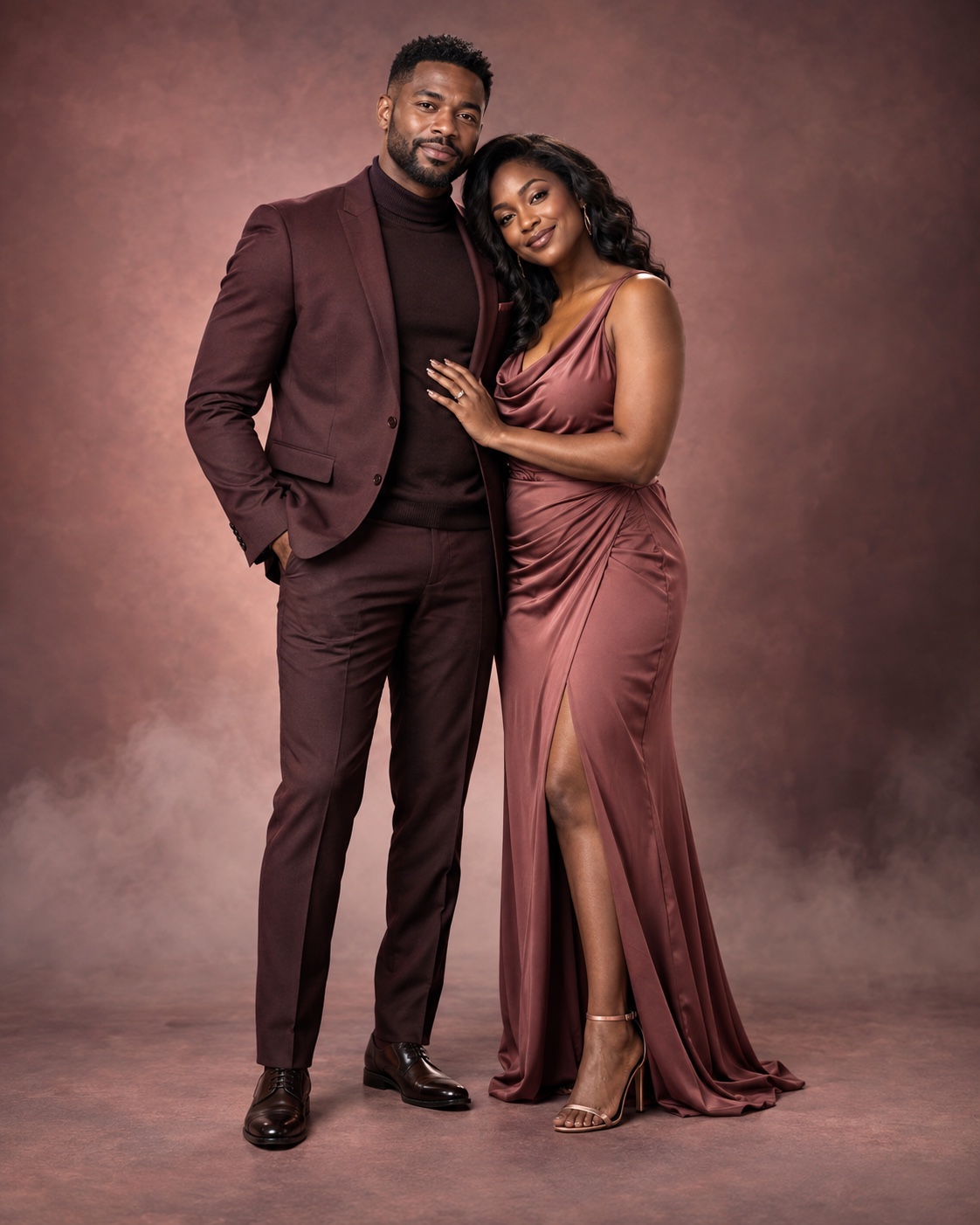 Portrait de couple en studio Publivoice