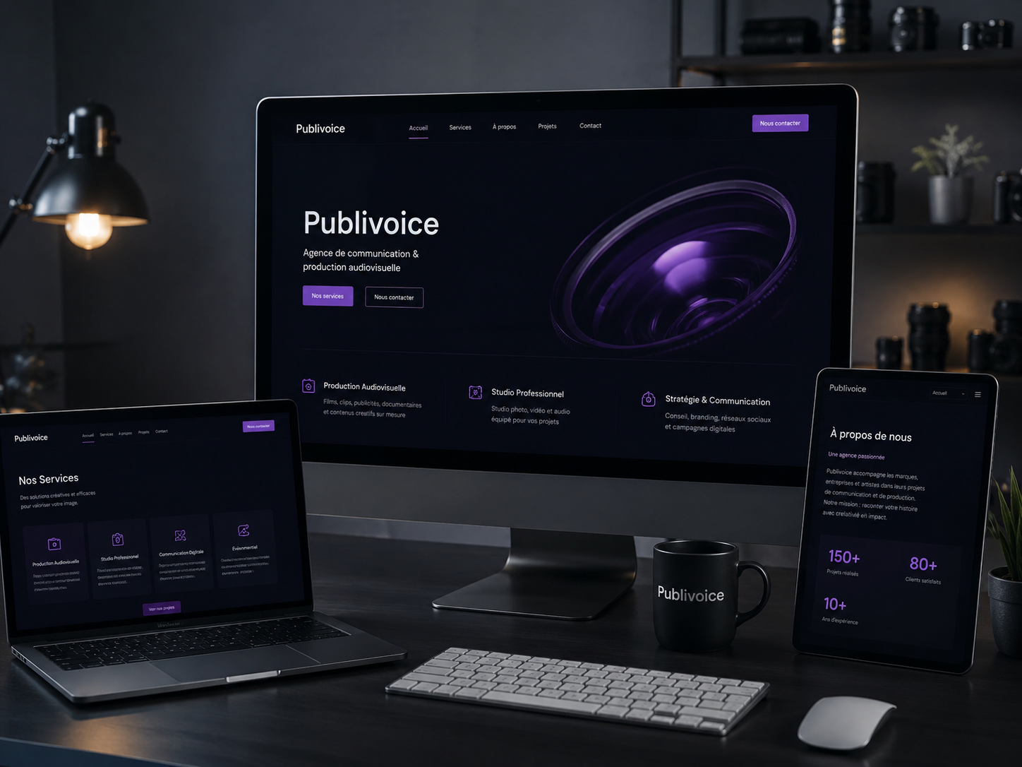 Creation de site internet Publivoice