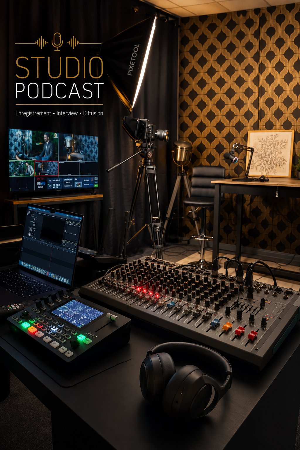 Studio podcast Publivoice